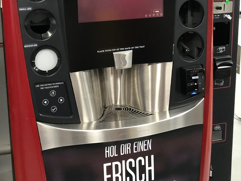 Vending Machine Keypad For Wheelchair Users